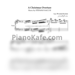 Ноты Stefano Sacchi - A Christmas overture - предпросмотр