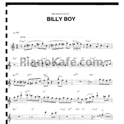 Ноты Red Garland - Billy boy (Piano solo) - предпросмотр