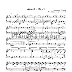 Ноты Ludovico Einaudi - Ascent (Day 1) - предпросмотр