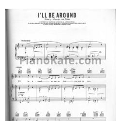 Ноты Billie Holiday - I'll be around - предпросмотр