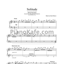 Ноты David Nevue - Solitude - предпросмотр