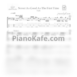 Ноты Sade - Never as good as the first time (Версия 2) - предпросмотр