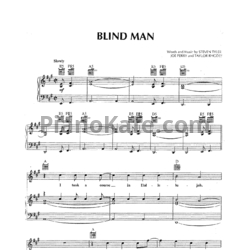 Ноты Aerosmith - Blind man - предпросмотр