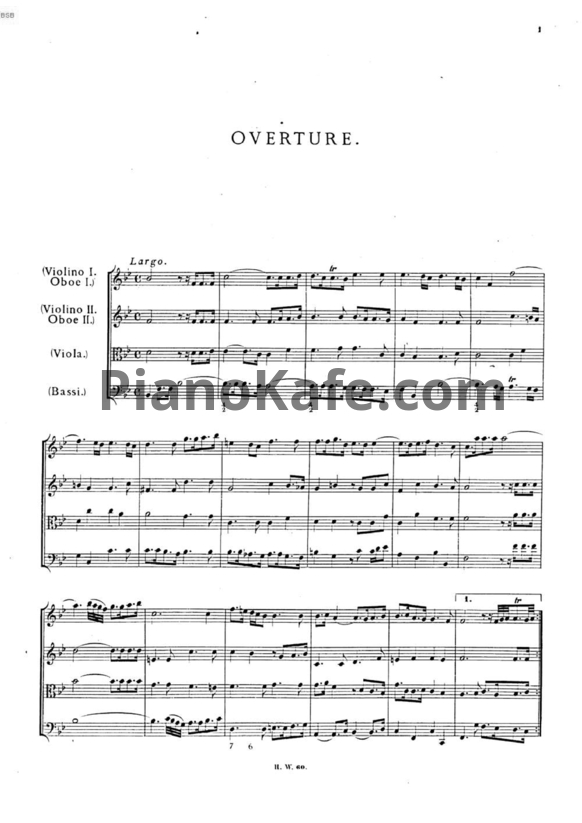 Ноты Георг Гендель - Опера "Тезей" (HWV 9) - PianoKafe.com
