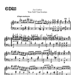 Ноты Zez Confrey - You tell em ivories - предпросмотр