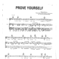 Ноты Radiohead - Prove yourself