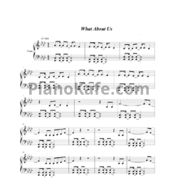 Ноты Pink - What about us