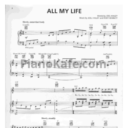 Ноты K-Ci & JoJo - All my life (2)