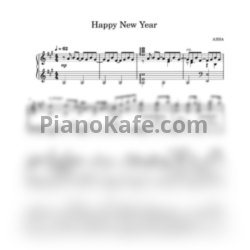 Ноты ABBA - Happy New Year (Play the piano cover) - предпросмотр