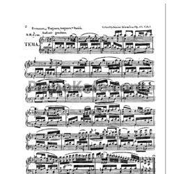 Ноты Карл Черни - Декамерон мюзикл №2 (Op. 175) - предпросмотр