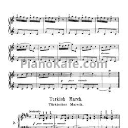 Ноты Корнелиус Гурлитт - Турецкий марш (Op. 101, №9) - предпросмотр