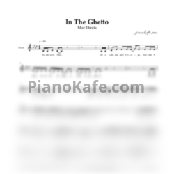 Ноты Elvis Presley - In the Ghetto (Mac Davis version) - предпросмотр