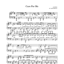 Ноты AURORA - Cure for me - предпросмотр