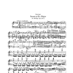 Ноты Франц Шуберт - Соната ми-бемоль мажор (D. 568, Op. 122) - предпросмотр