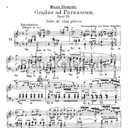 Ноты Муцио Клементи - Gradus ad Parnassum. Book 3 (Этюды №51-100) - предпросмотр