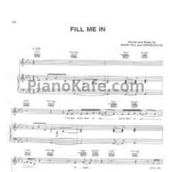 Ноты Craig David - Fill me in