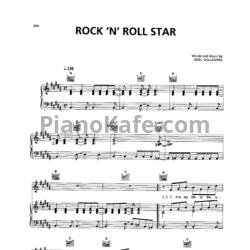 Ноты Oasis - Rock 'N' Roll star - предпросмотр
