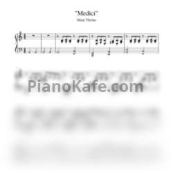 Ноты Paolo Buonvino - "Medici: Masters of Florence" main theme OST (Piano Cover)