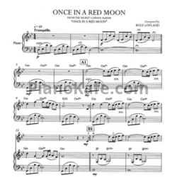 Ноты Secret Garden - Once in a red moon (для пианино и скрипки) - предпросмотр