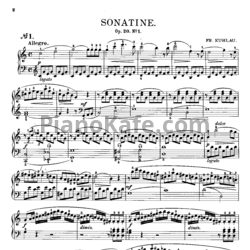 Ноты Ф. Кулау - Сонатины - предпросмотр