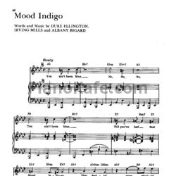 Ноты Duke Ellington - Mood Indigo - предпросмотр