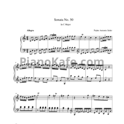 Ноты Antonio Soler - Sonata No. 50 in C major - предпросмотр