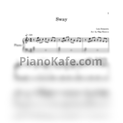 Ноты Dean Martin - Sway (Solo piano)