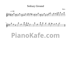 Ноты Epica - Solitary ground - предпросмотр