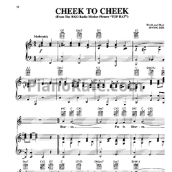 Ноты Tony Bennett & Lady Gaga - Cheek to cheek - предпросмотр