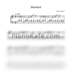 Ноты Alexis Ffrench - Bluebird - предпросмотр