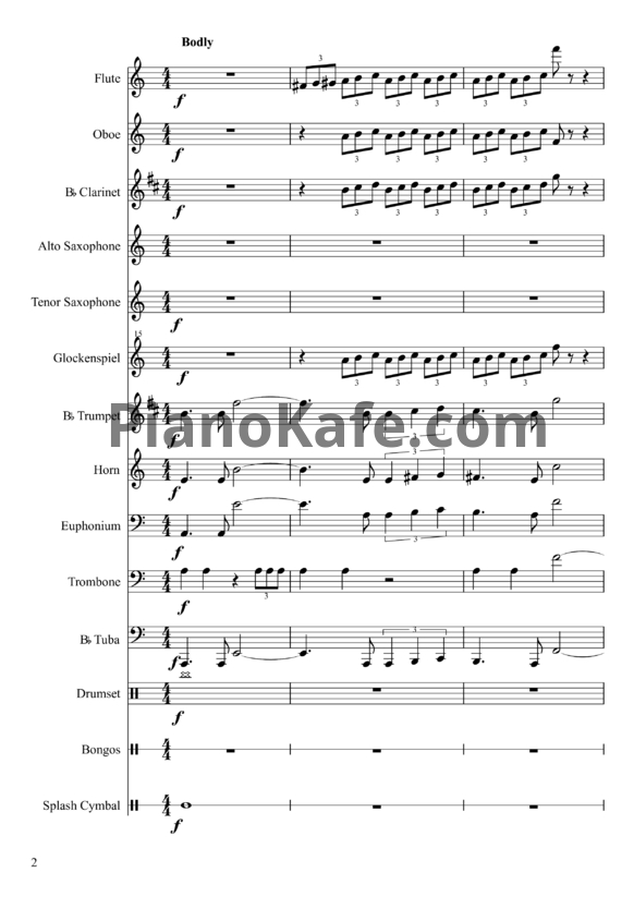 Ноты Michael Giacchino - The Incredibles (Партитура) - PianoKafe.com