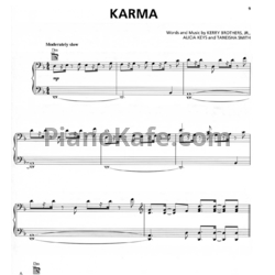 Ноты Alicia Keys - Karma - предпросмотр