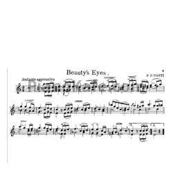 Ноты Ф. Тости - Прекрасные глаза