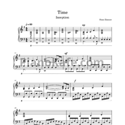 Ноты Hans Zimmer - Time - предпросмотр