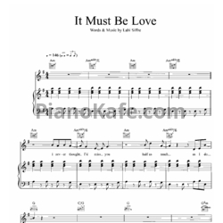 Ноты Labi Siffre - It must be love - предпросмотр