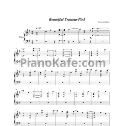 Ноты Pink - Beautiful trauma - предпросмотр