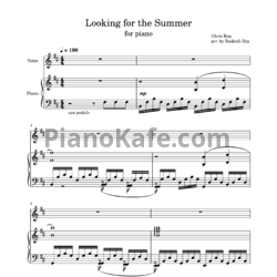 Ноты Chris Rea - Looking for the Summer (Arr. by RudenЬ Ilya) - предпросмотр