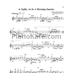 Ноты Sigmund Romberg - Softly, as in a morning sunrise