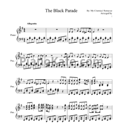 Ноты My Chemical Romance - Mama - предпросмотр