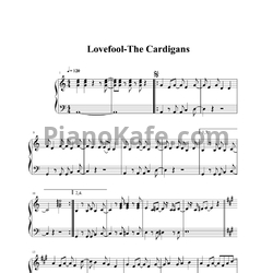Ноты The Cardigans - Lovefool