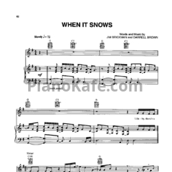 Ноты Jim Brickman - When it shows - предпросмотр