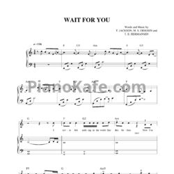 Ноты Elliott Yamin - Wait for you - предпросмотр