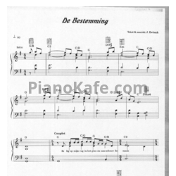 Ноты Marco Borsato - De Bestemming - предпросмотр