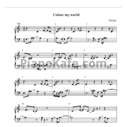 Ноты Chicago - Colour my World