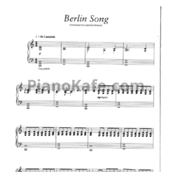 Ноты Ludovico Einaudi - Berlin song - предпросмотр