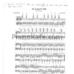Ноты Soap & Skin - Mr. Gaunt Pt. 1000 - предпросмотр