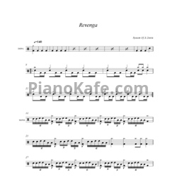 Ноты System of a Down - Revenga - предпросмотр