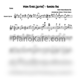 Ноты Sandra Bae - Moon river (Henry Mancini guitar cover) - предпросмотр