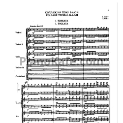 Ноты Арво Пярт - Коллаж на тему B-A-C-H - предпросмотр