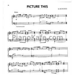 Ноты Jim Brickman - Picture this - предпросмотр
